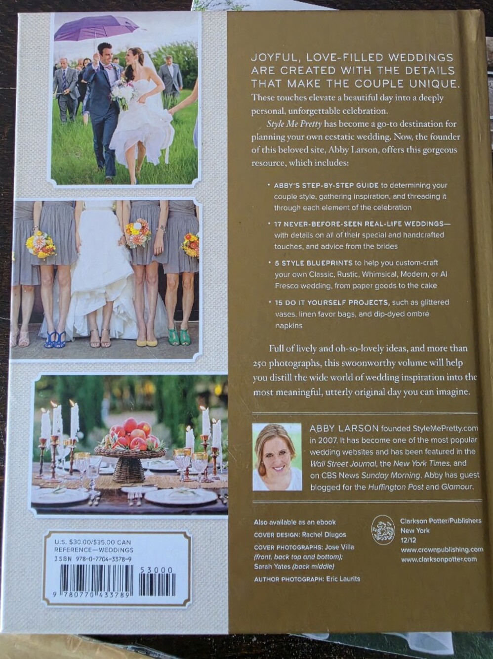 "Style Me Pretty Weddings" Book & Bride Accessories - Picture 3 of 12